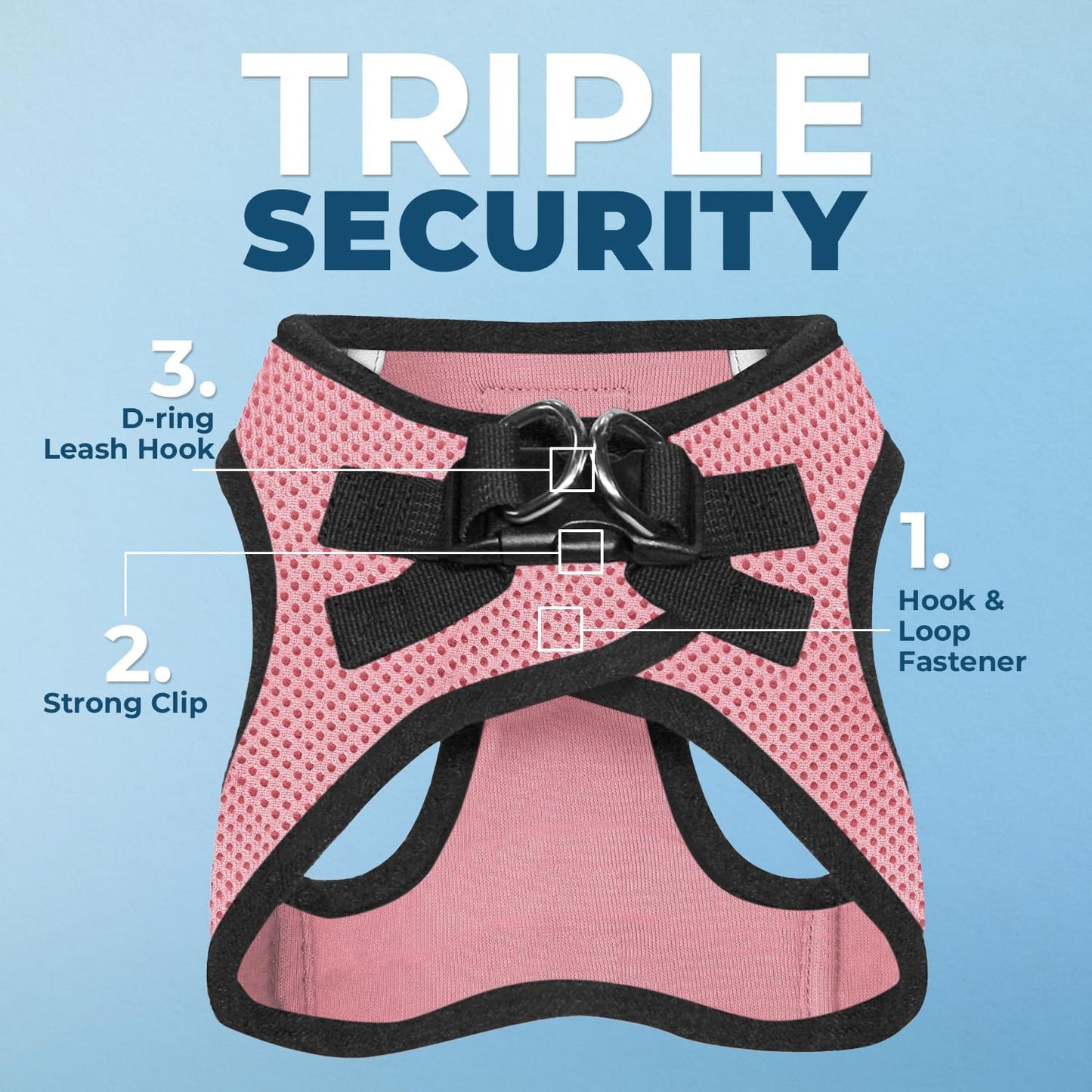 Step-In Air Hundegeschirr, 1 rosa Sockel. XS (Chest: 13 - 14.5")