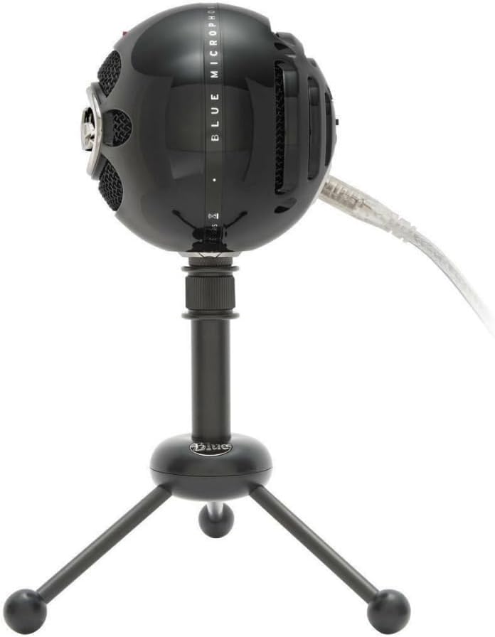 Snowball USB-Mikrofon, Schwarz