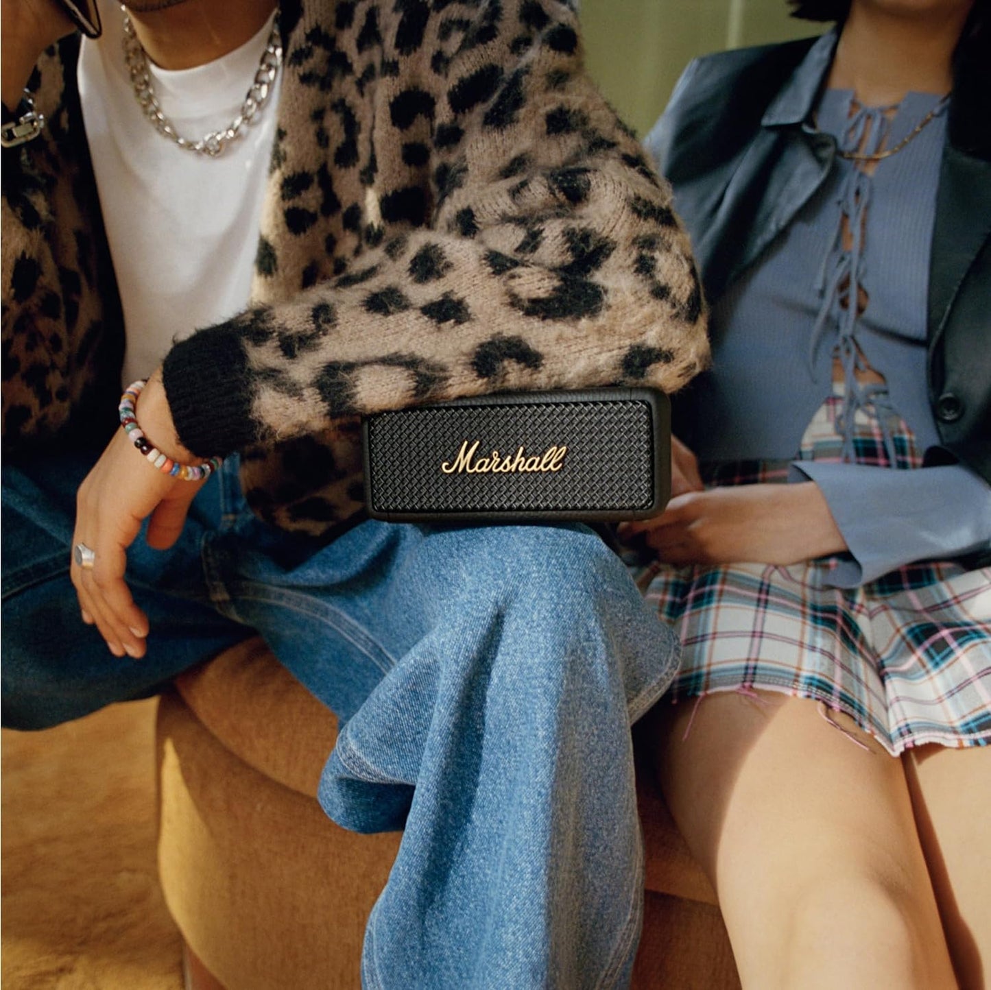 Emberton II - Tragbarer Bluetooth Lautsprecher, Black & Brass Emberton II