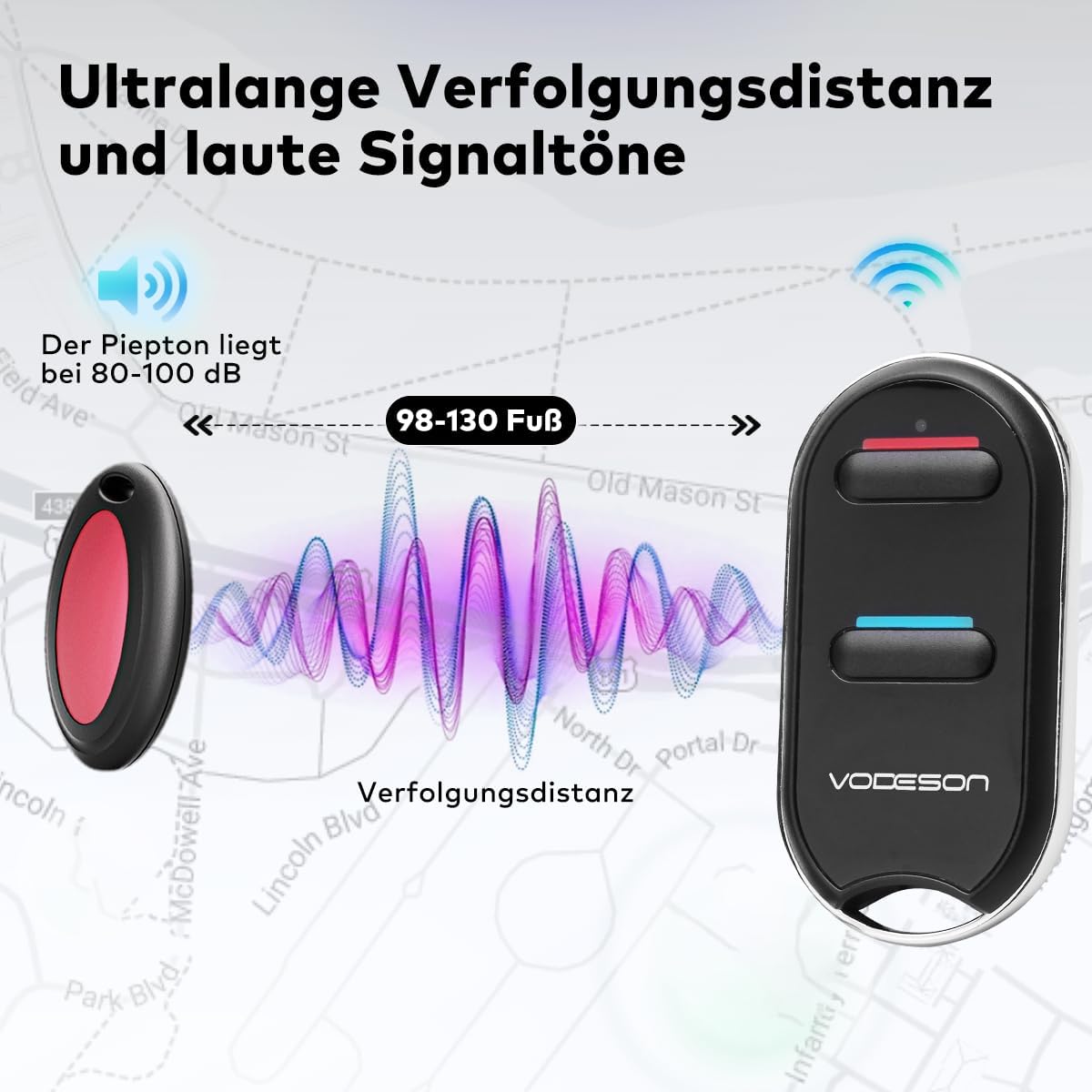 Schlüsselfinder-Set (2 Empfänger), 2 récepteurs