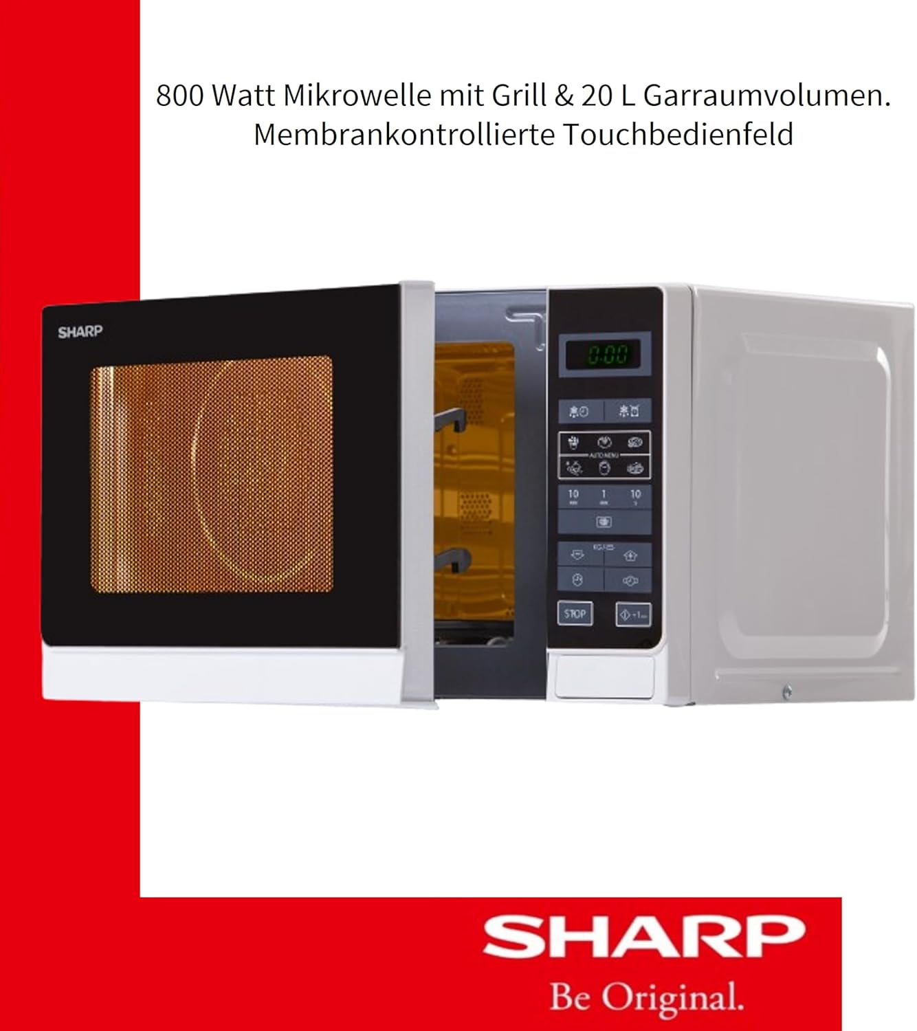 R242WW Mikrowelle, Weiss