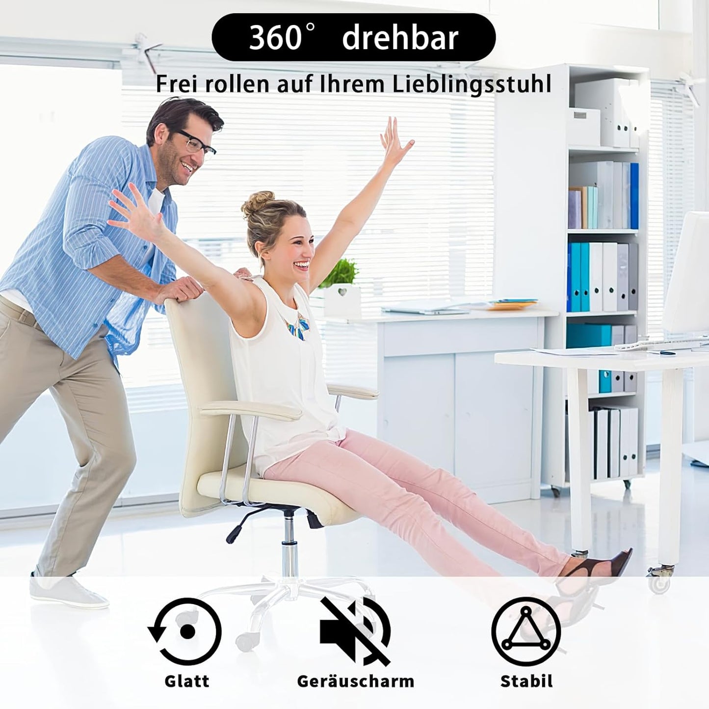 Gasdruckfeder für Bürostühle, Silber