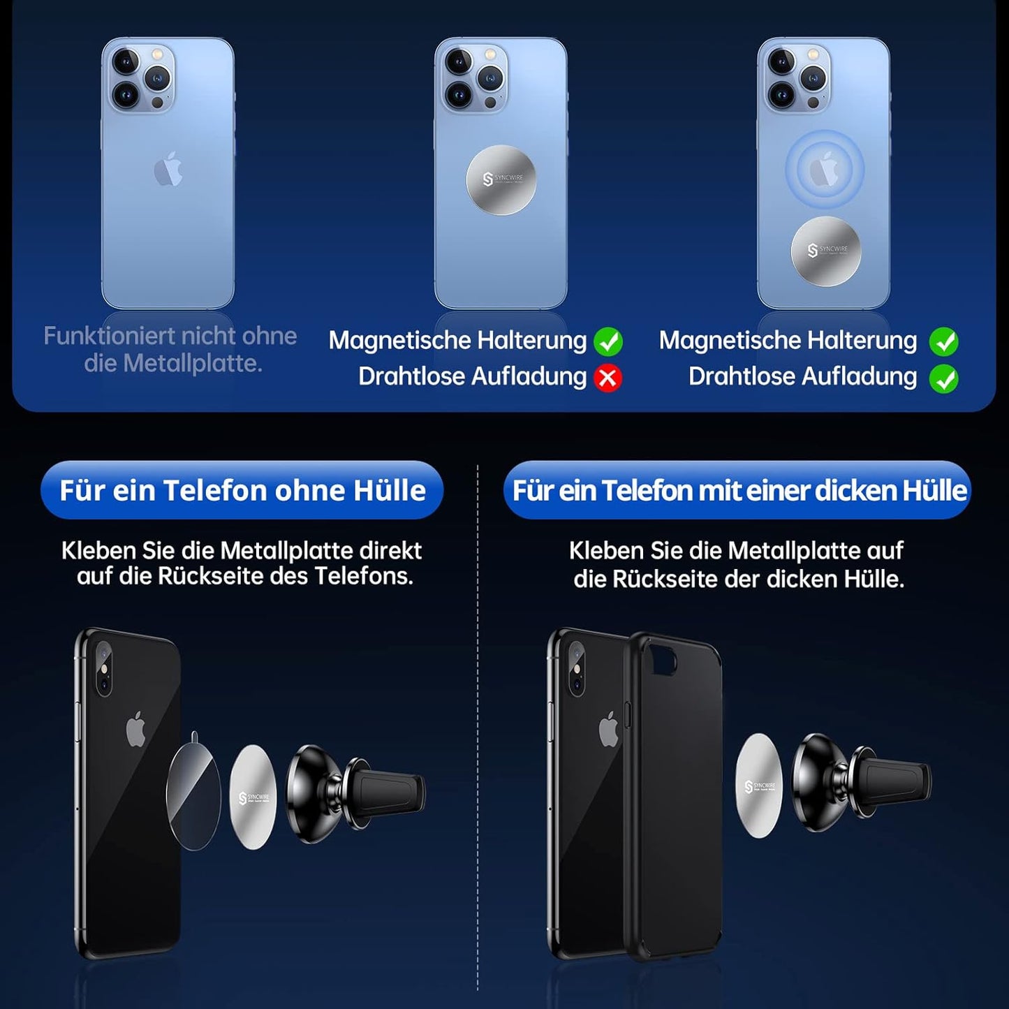 Magnetische Auto-Handyhalterung