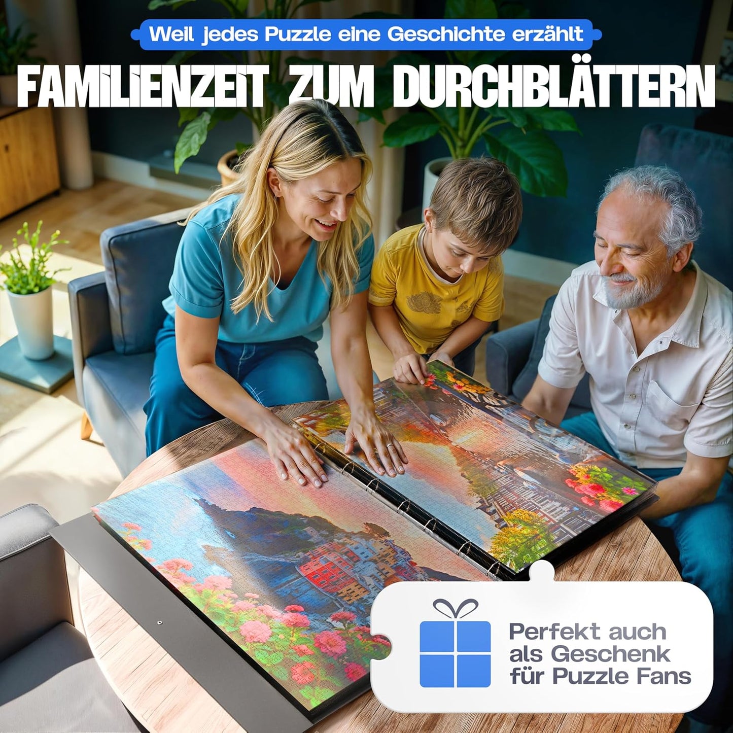 Puzzlemappe für bis zu 1000 Teile