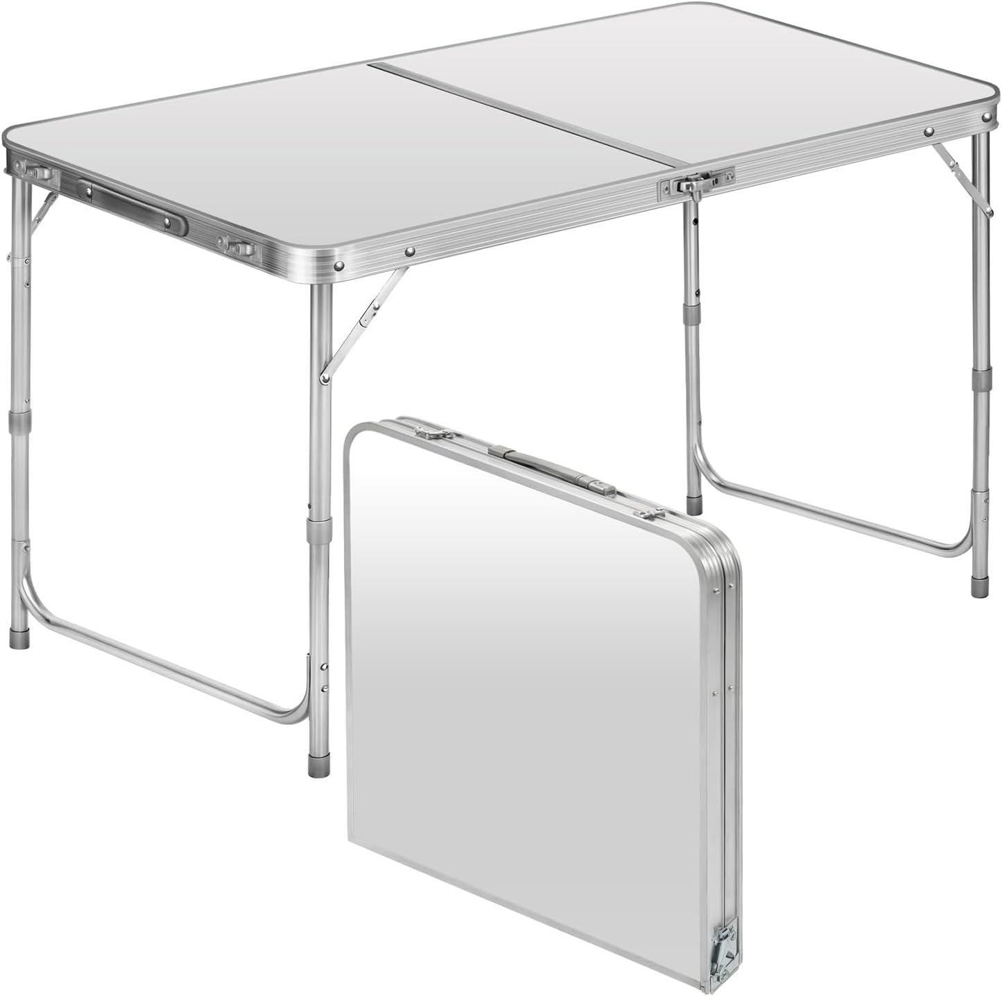 Klappbarer Mehrzwecktisch, Weiss: 120 X 60 Cm