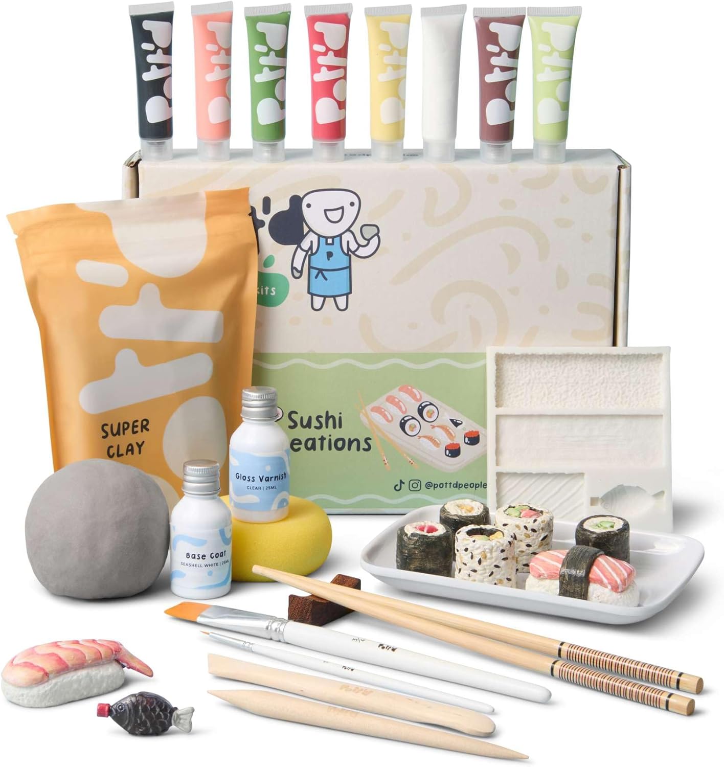 Mini-Töpfer-Set Sushi-Kreationen, Sushi-Kreationen
