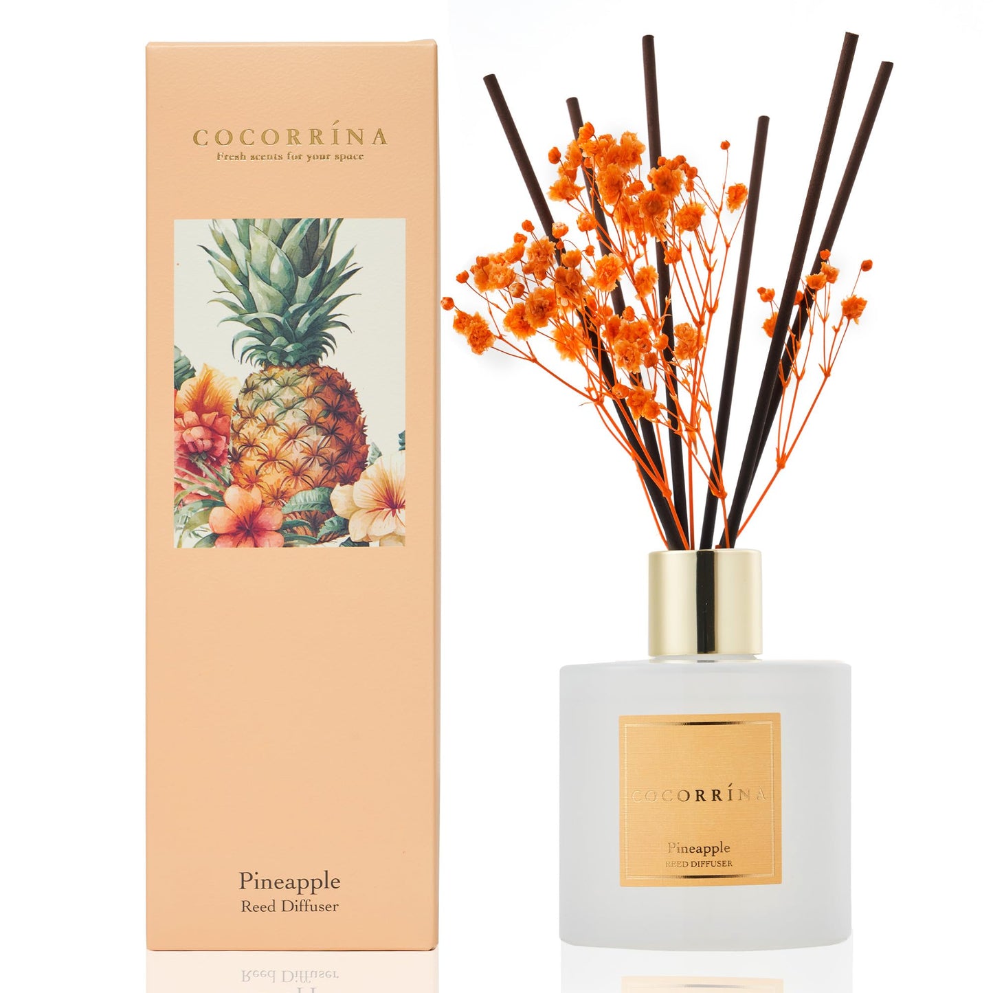 Raumduft mit Duftstäbchen, Ananas Raumduft/200ML/1 Stück