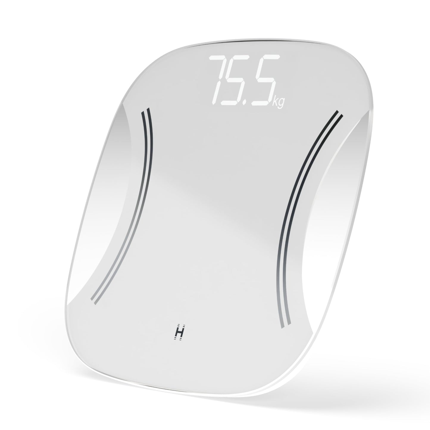 Digitale Personenwaage mit XL LED-Display