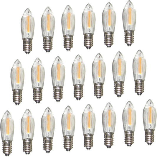 21 Stück LED-Topkerzen, 21 Lampen 14-55 Volt