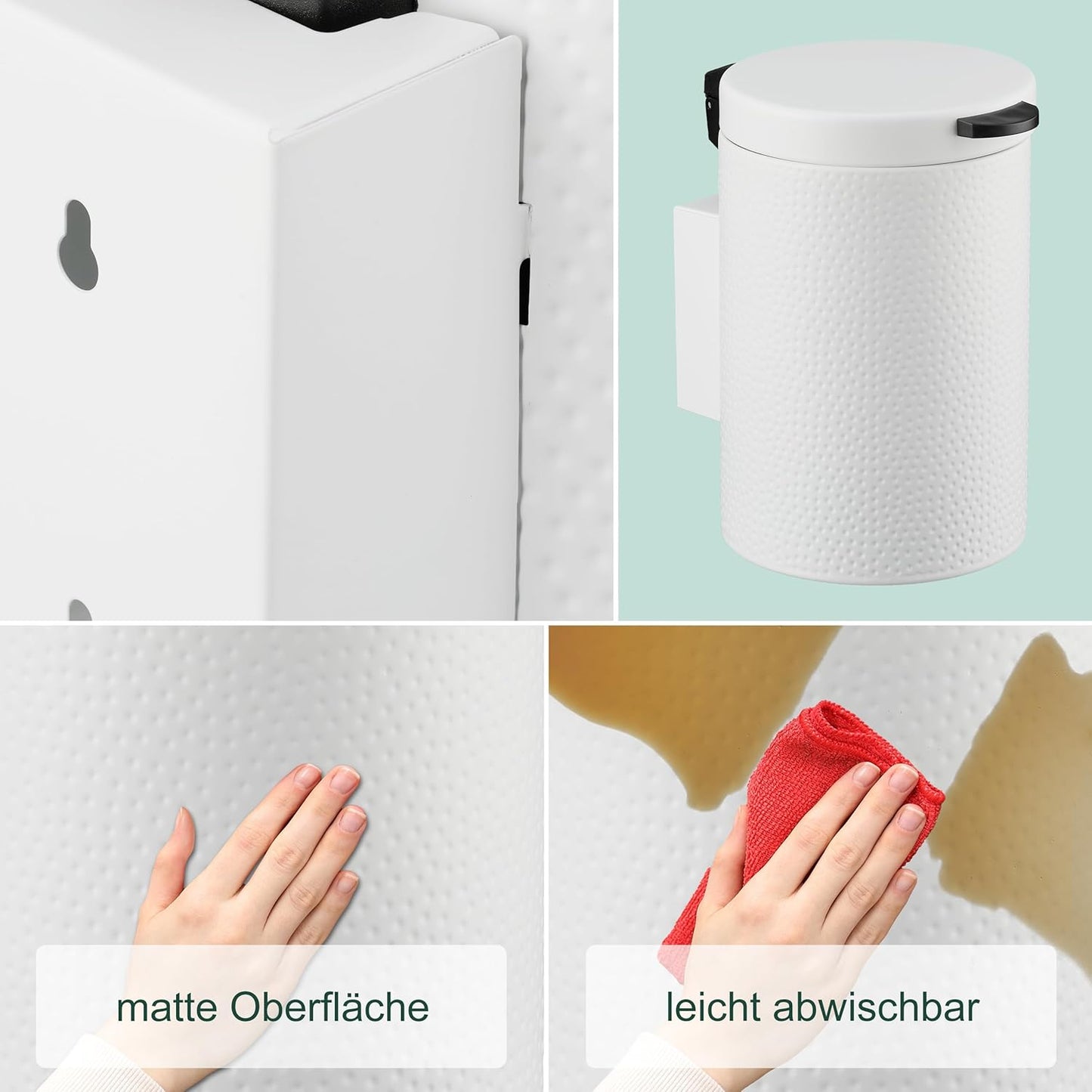 Kosmetikeimer, weiss