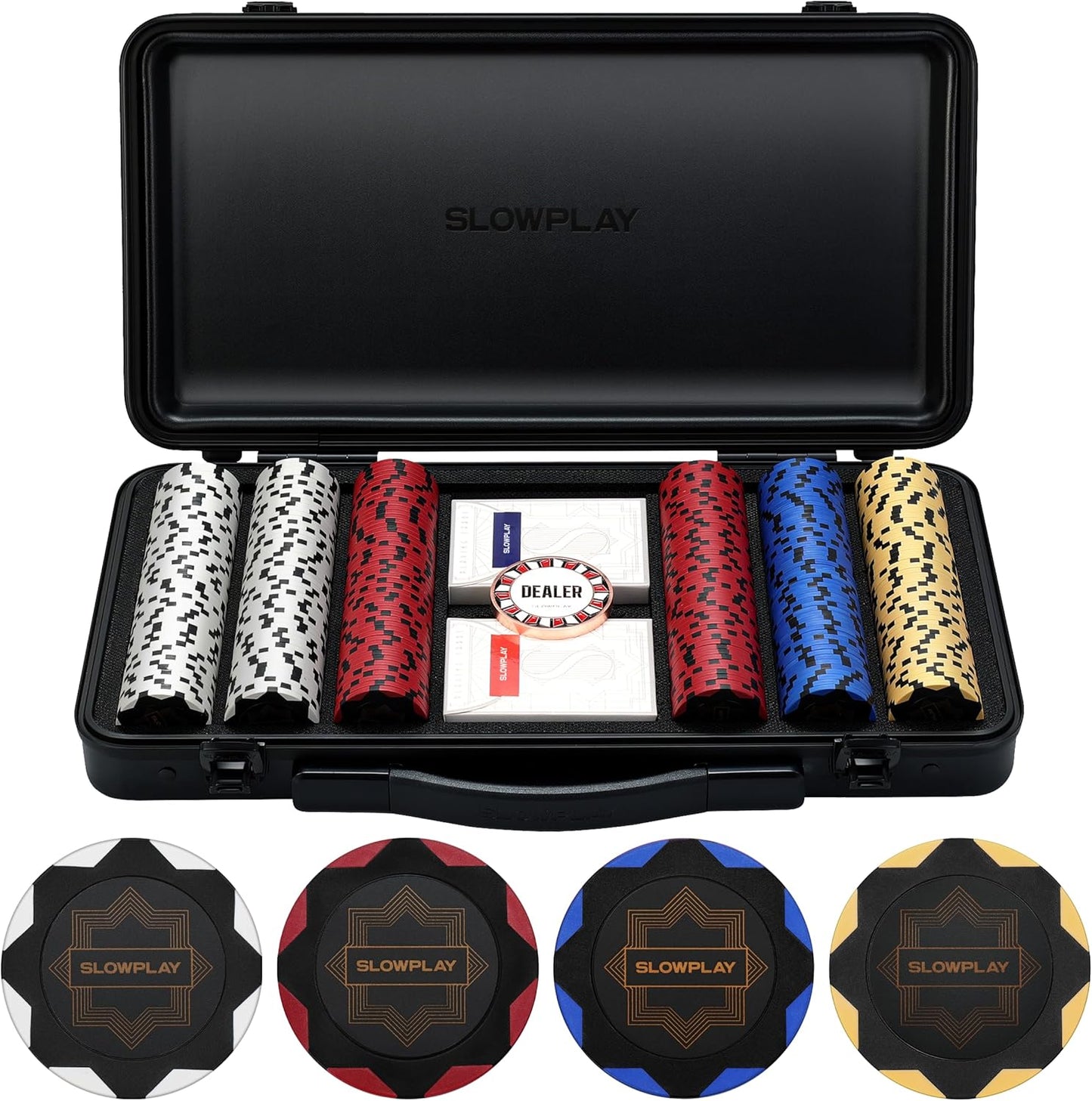 Nash Pokerchips-Set, 300pcs ohne Werte