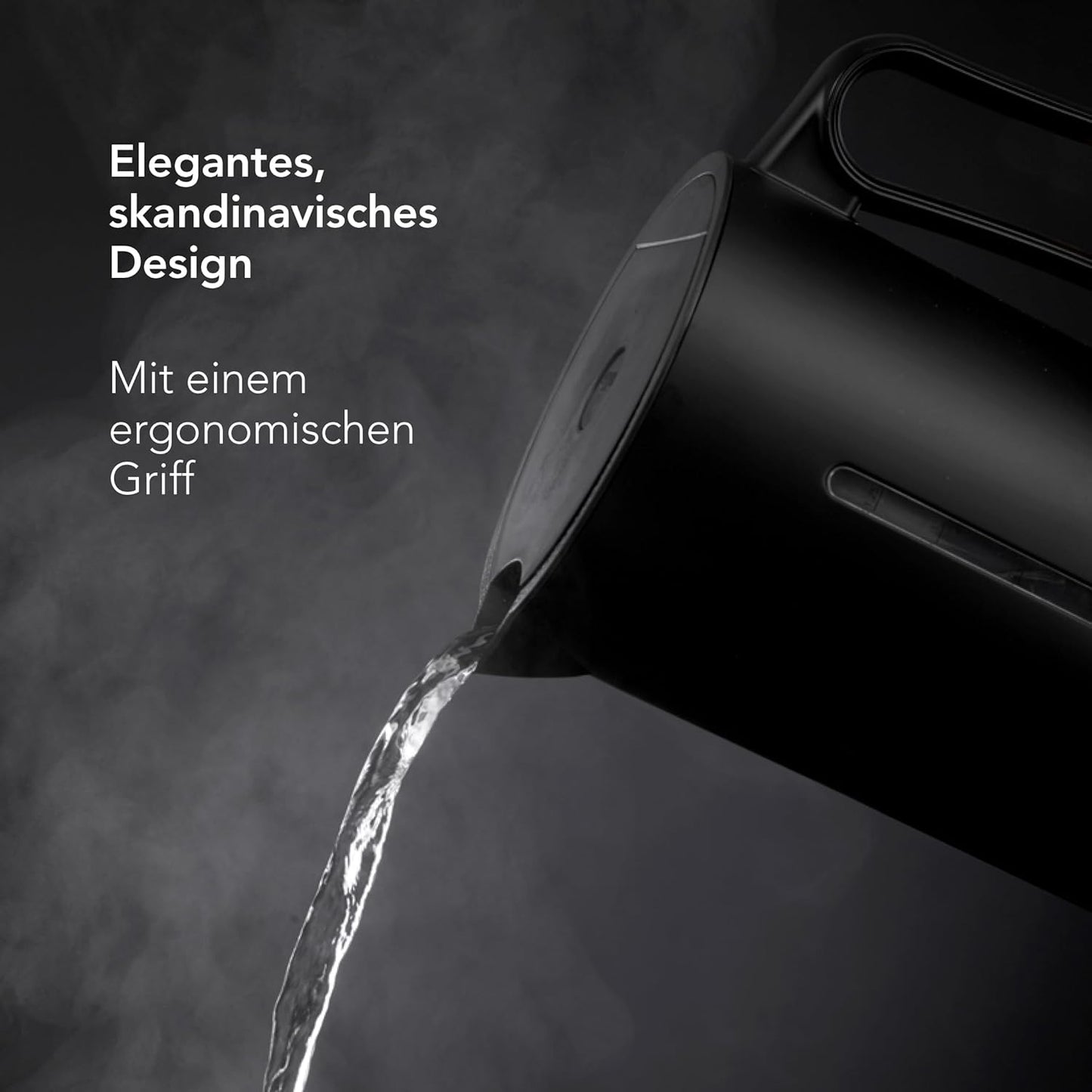 Svart Format Wasserkocher, Schwarz