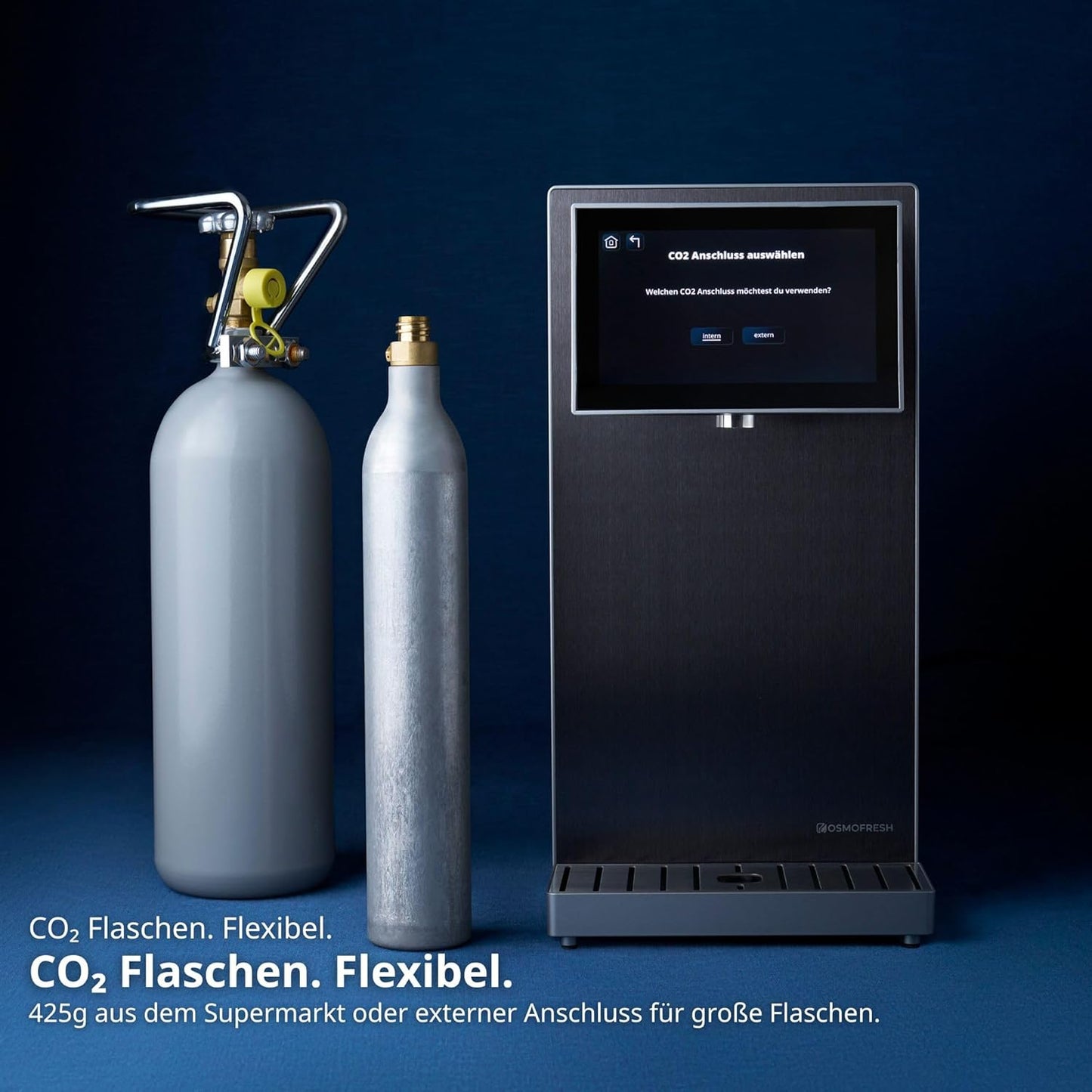 Fusion Pro Auftisch Osmoseanlage mit Wassersprudler