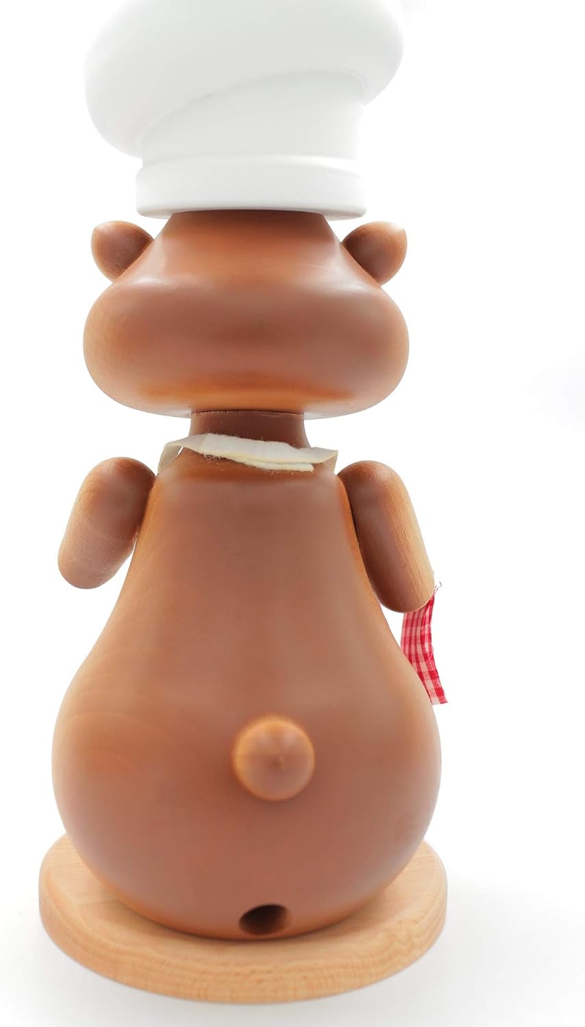 Räucherfigur Hamster "Koch", Cook