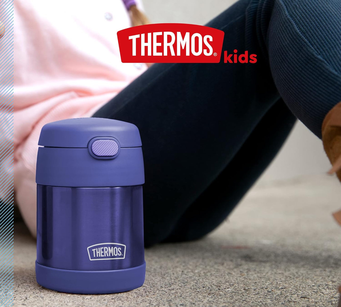 THERMOS Kinder Thermobehälter mit Löffel 0,30l, Purple