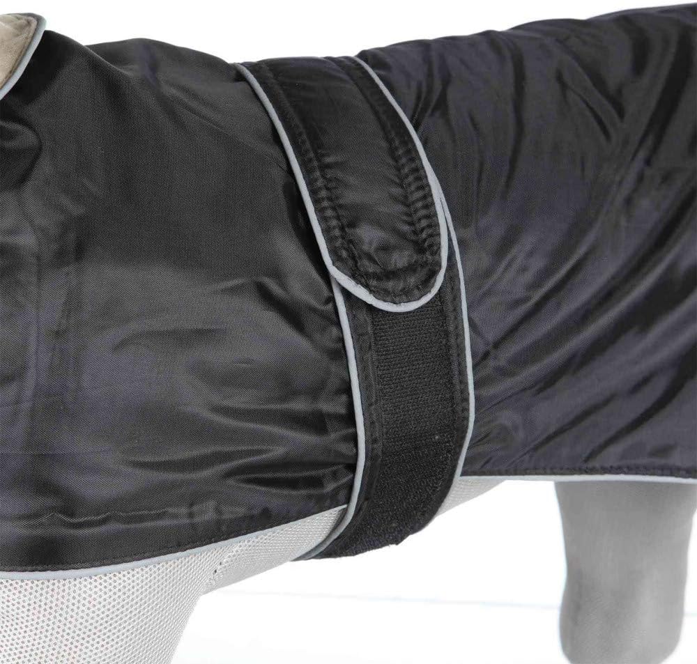 Hundemantel Orléans, Schwarz 80 cm (XL)