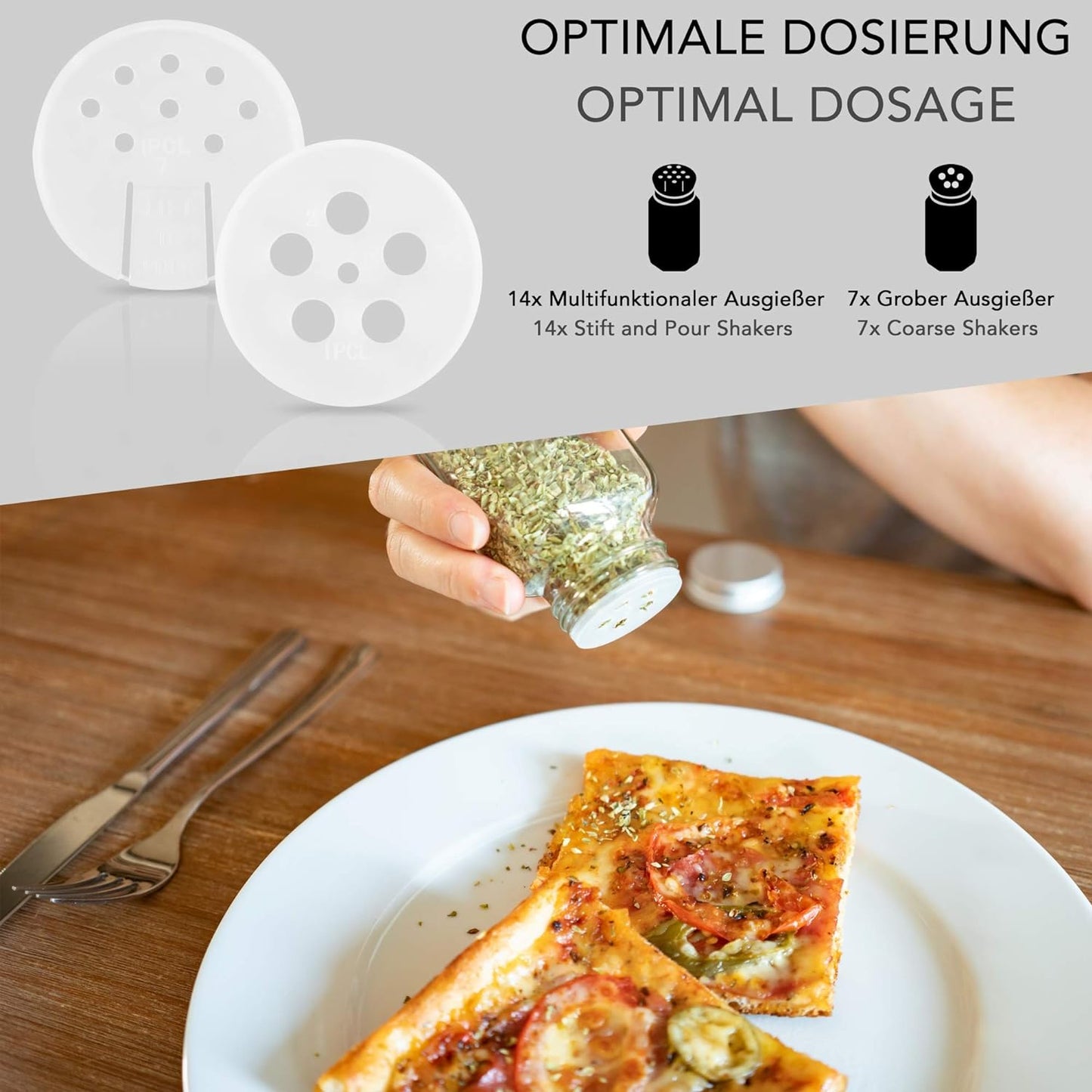 Gewürzgläser Set, 14