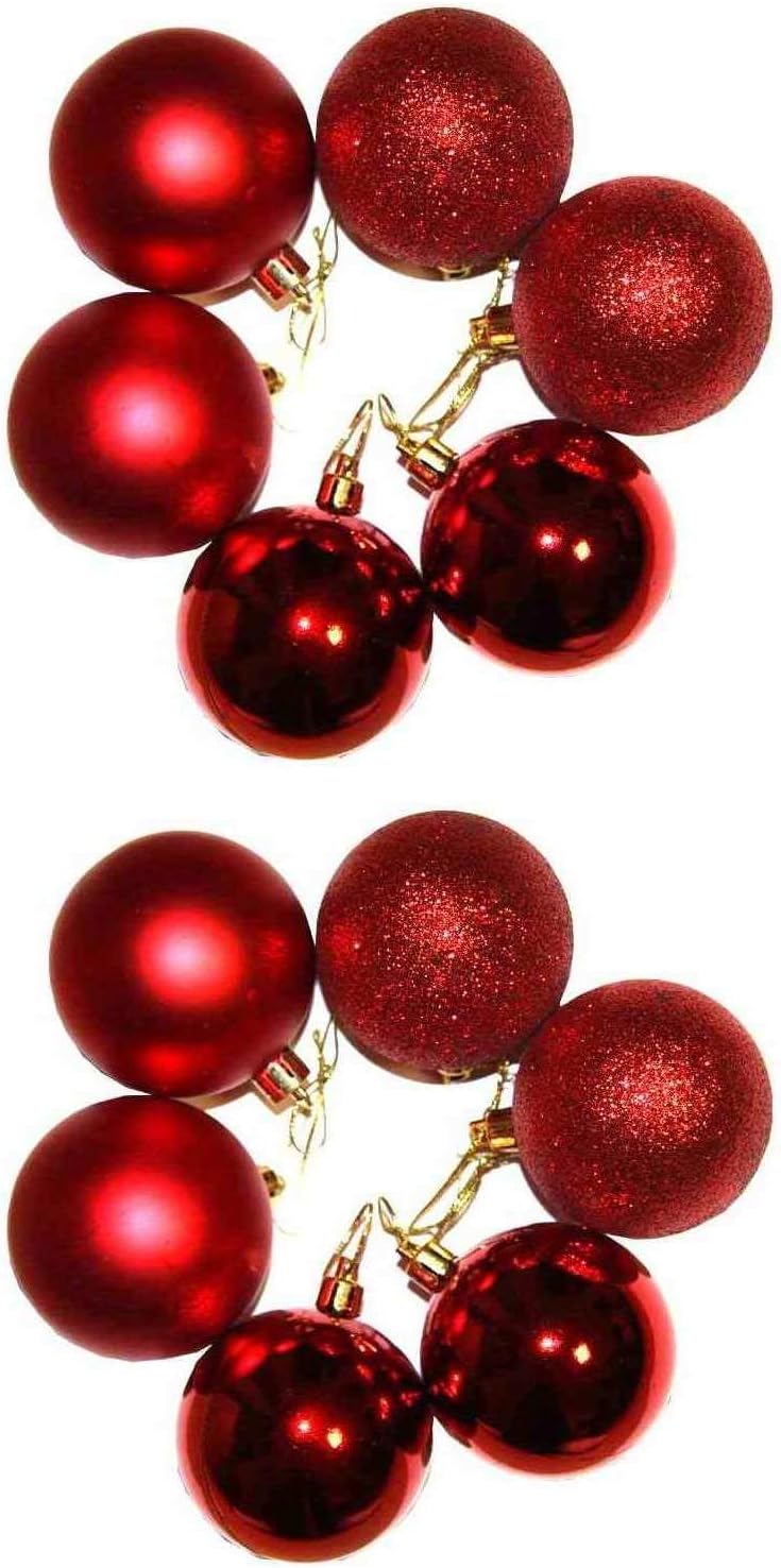 Tannenbaum, 75 cm, Grün-rot-braun+warmweiss