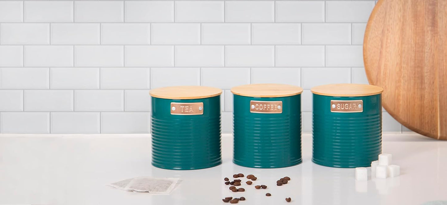 3-teiliges Vorratsbehälter-Set in Geschenkbox, Klar