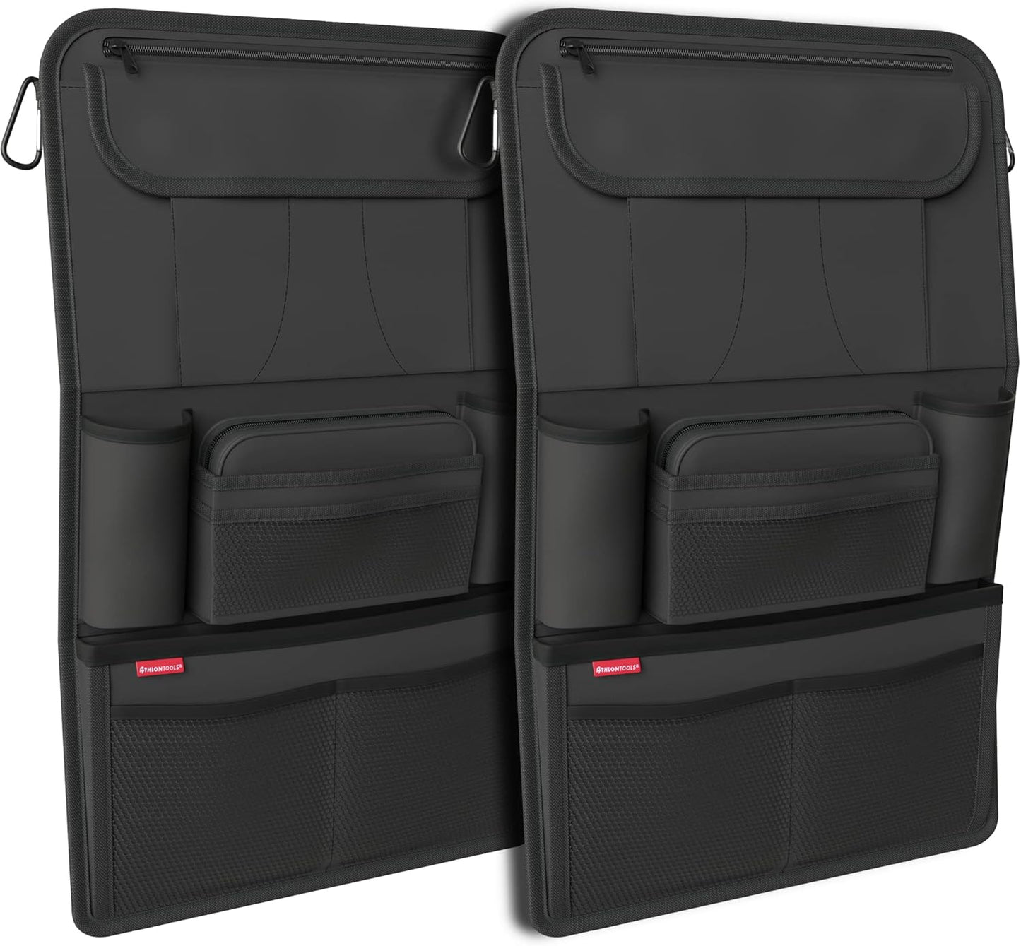 2er-Set Auto Rücksitz Organizer, Schwarz / 2er-sparset