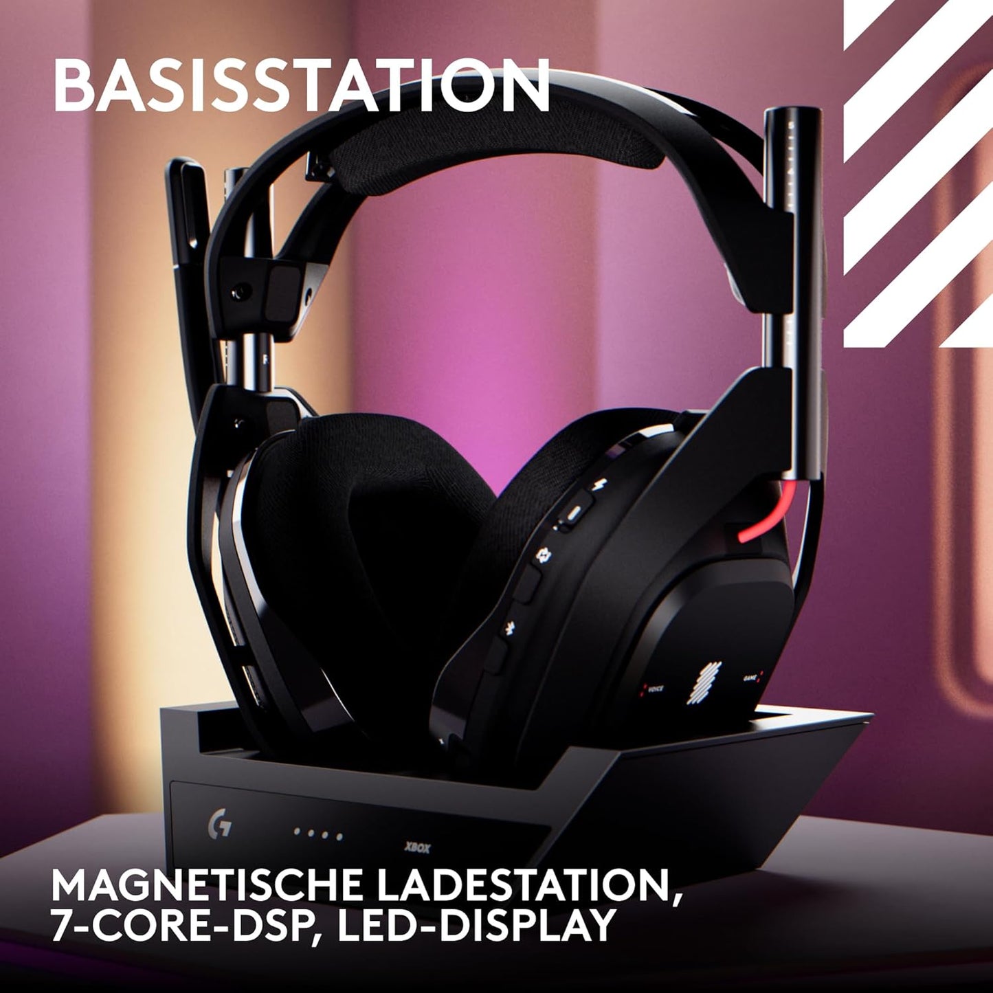 Astro A50 Gaming-Headset mit Basisstation, Schwarz A50 | PLAYSYNC Nur Audio Headset