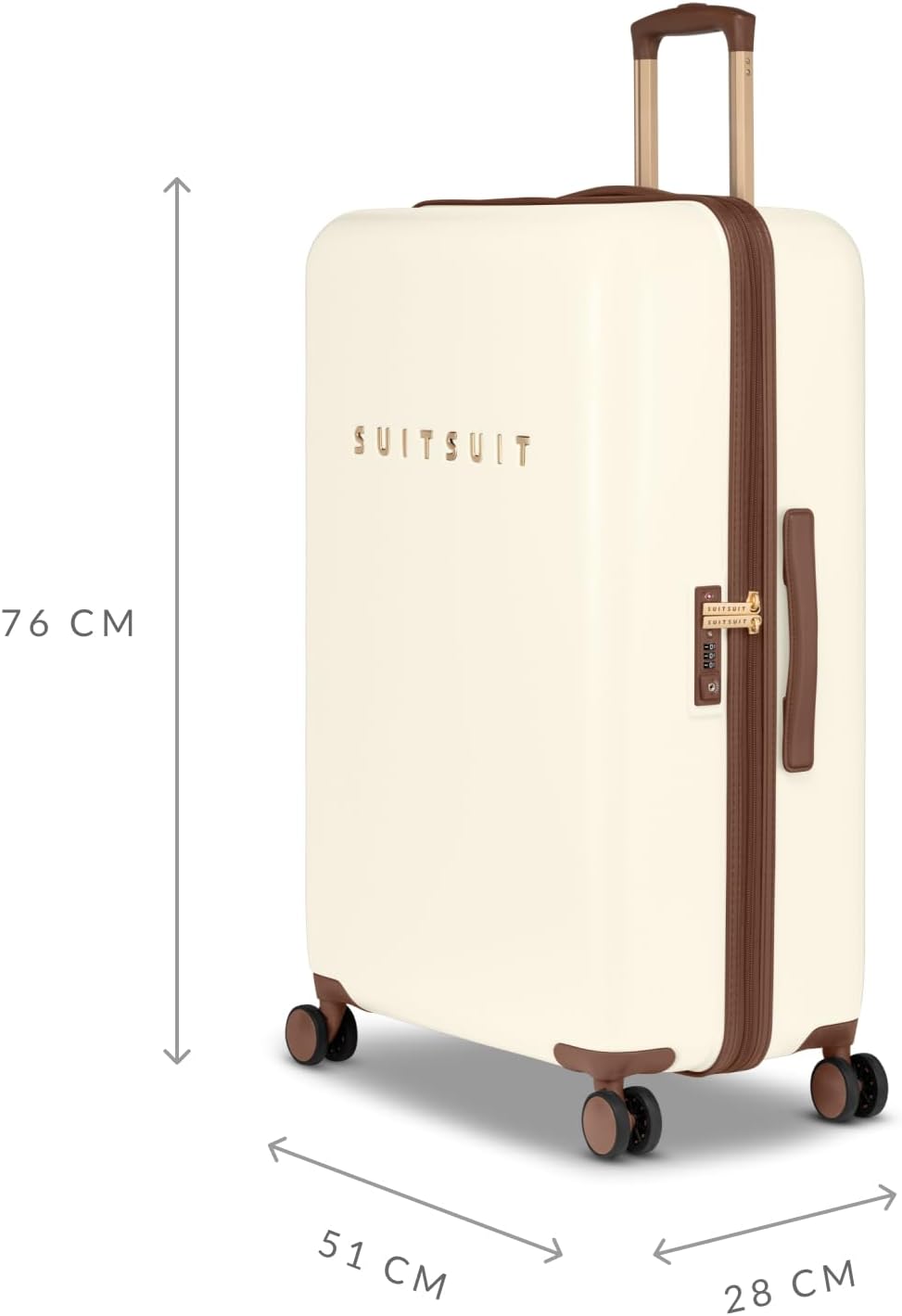 Grosser Reisekoffer, L Antique White