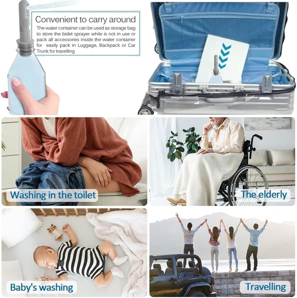 3-teiliges Reise-Bidet-Set, 3pcs Bidet