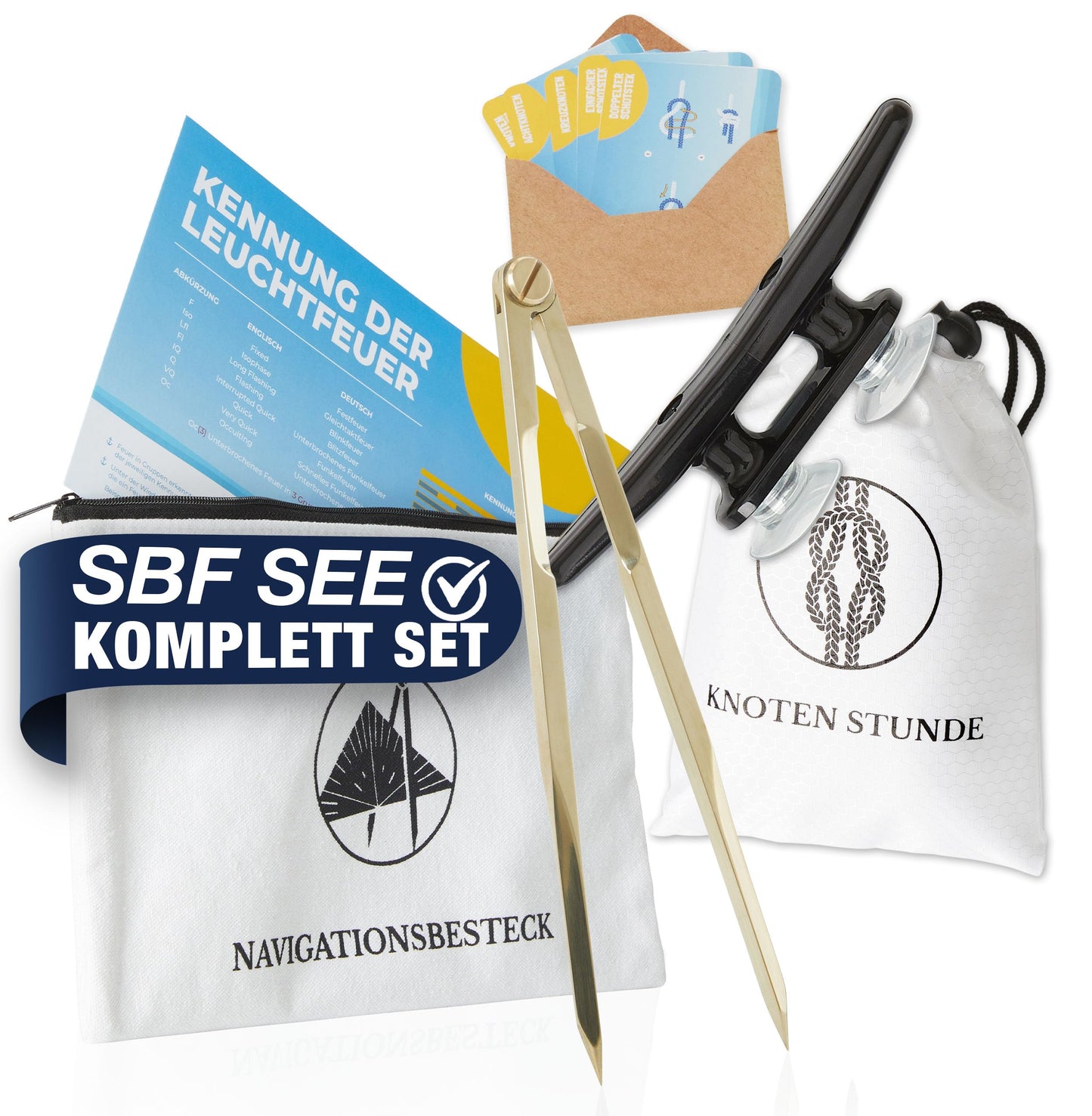 Kapitänsset Navigations- und Knotenset für Segler, Kapitänsset
