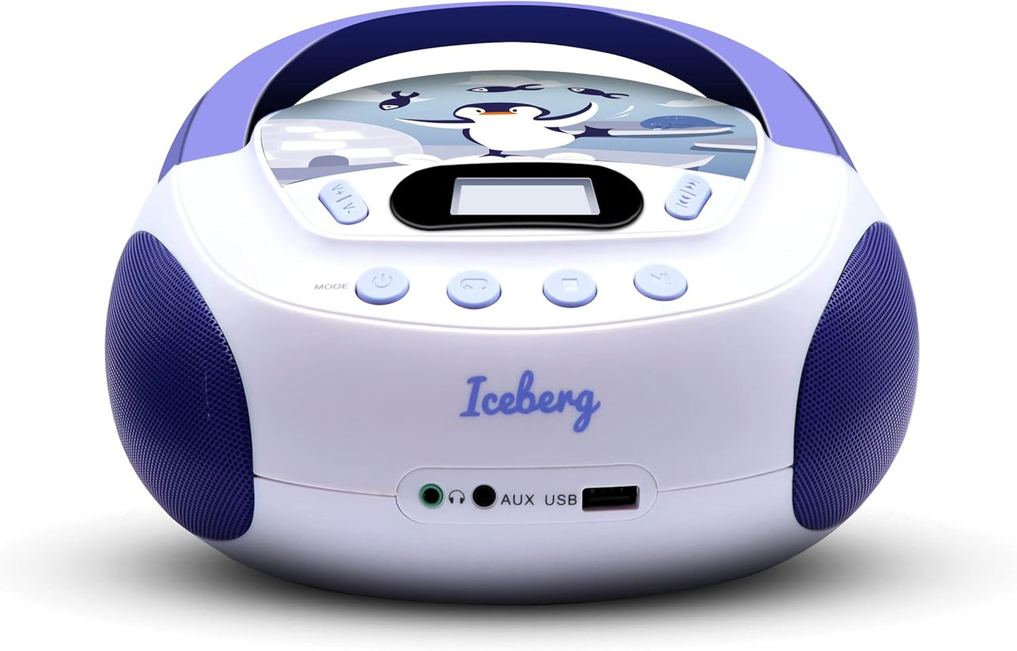 Iceberg CD-Player für Kinder, blau