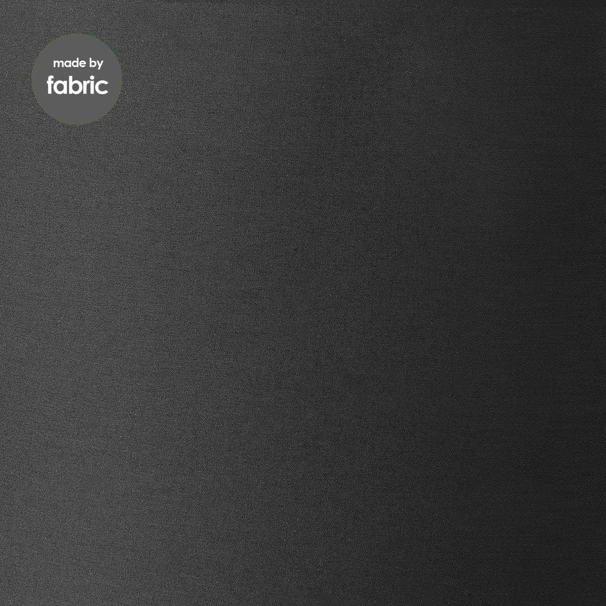 Moderner Lampenschirm Zylinder für E27 Fassung, Nacht Schwarz 50cm durchmesser 25cm höhe