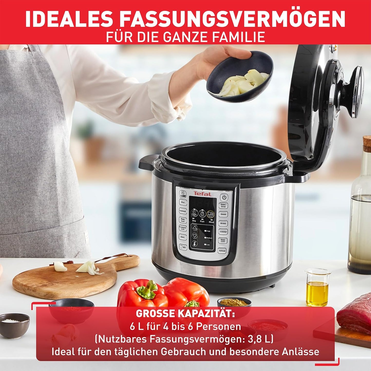 Fast & Delicious Multikocher mit 25 Programmen, CY505EF0, Neue Version