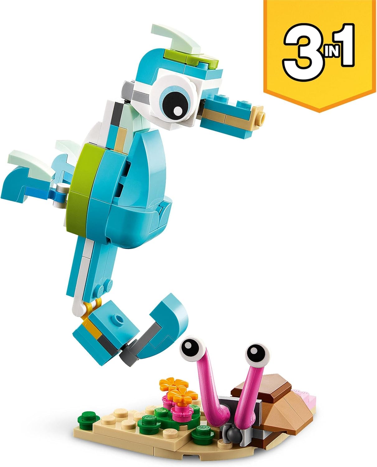 Creator 3-in-1 Delfin und Schildkröte, Single