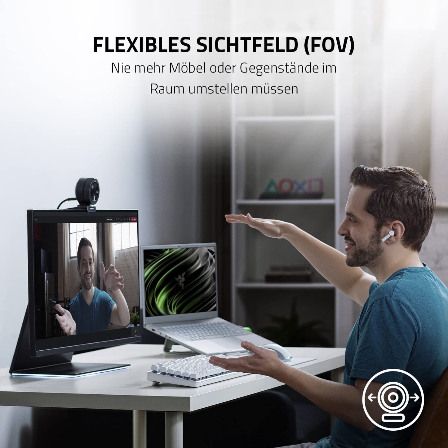 Kiyo Pro, Webcam, Kiyo Pro Schwarz