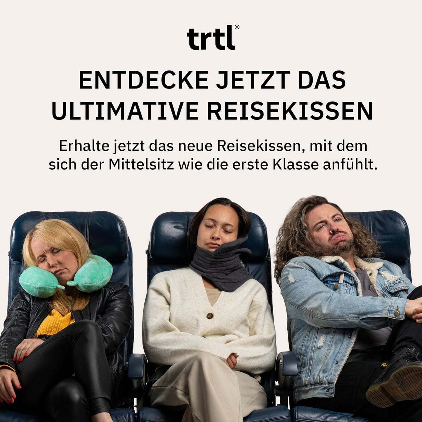 Ergonomisches Reisekissen mit Stützsystem, Grau Einheitsgrösse