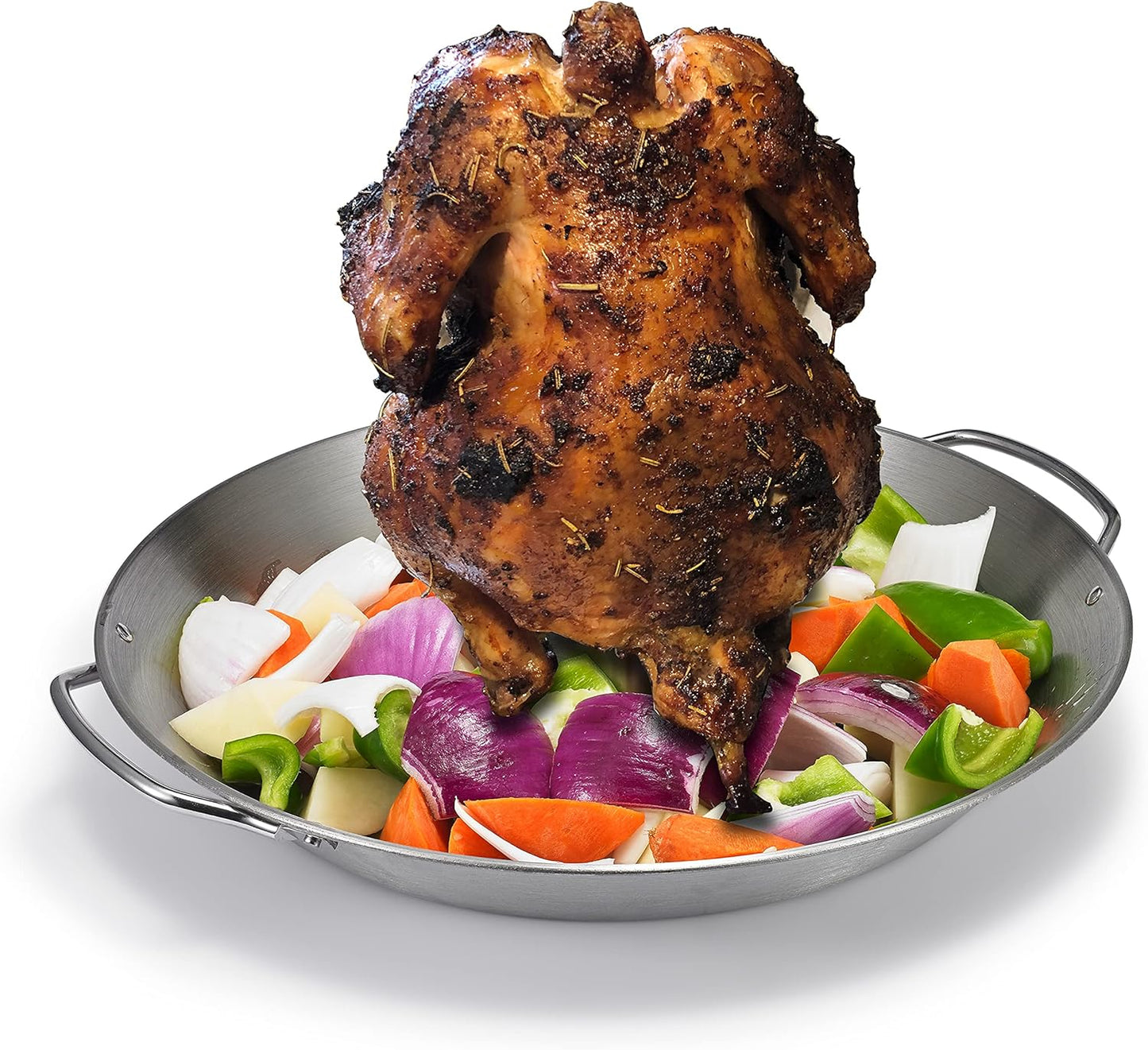 Hähnchenbräter mit abnehmbarem Aromabehälter
