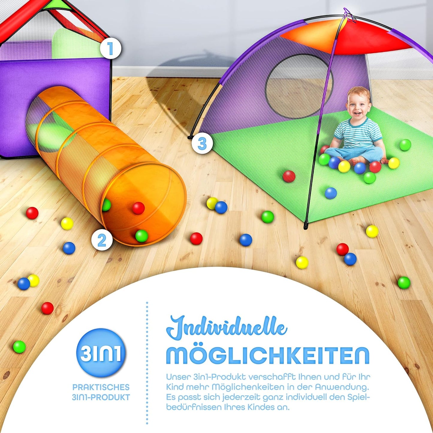 Kinderspielzelt, Typ 2