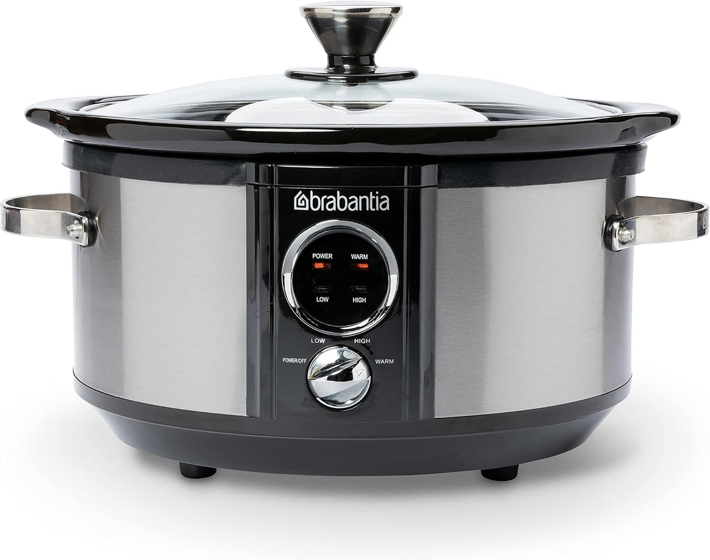 Slow Cooker mit Antihaftbeschichtung, 0.3 Liter Edelstahl
