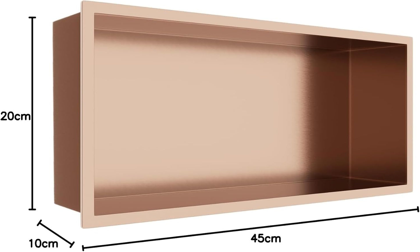 Wasserdichte Duschnische 45x20x10 cm, Kupfer 45x20x10 cm