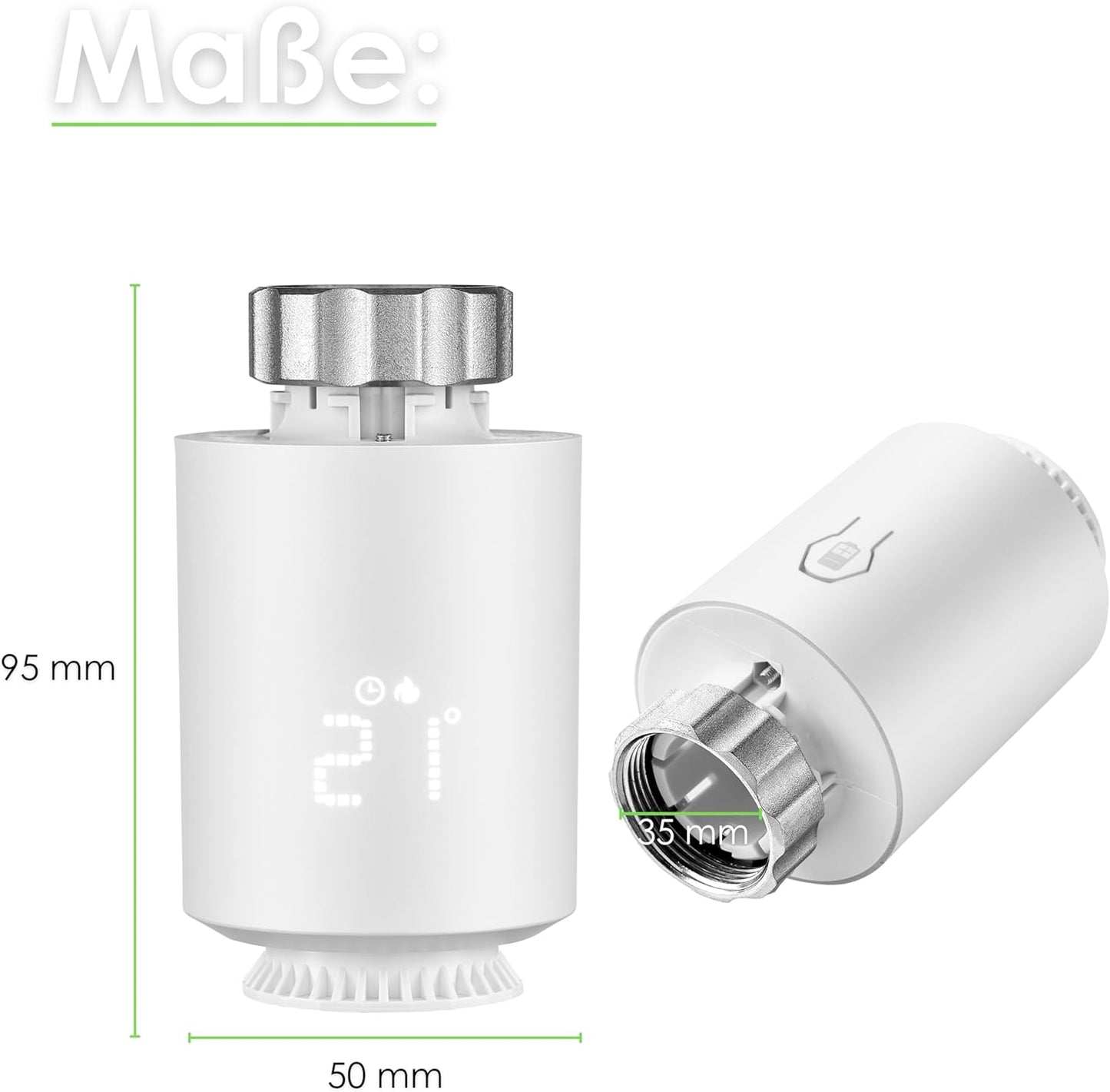 Smartes Heizungsthermostat Zigbee