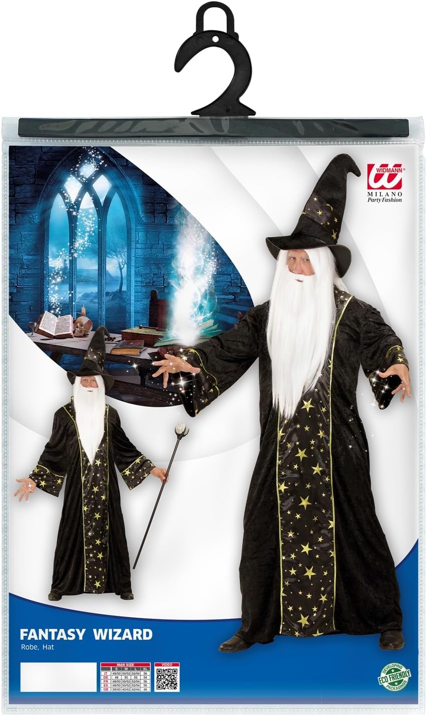 Fantasy-Zauberer Kostüm, M