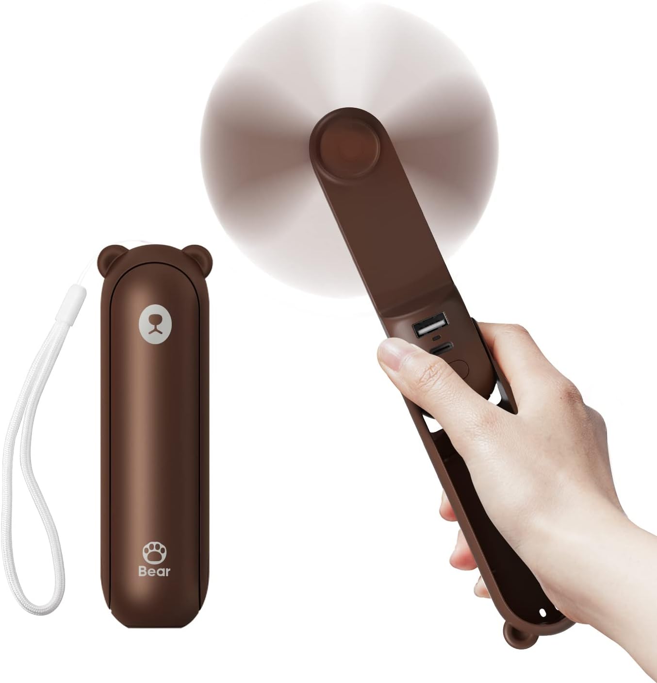 Handventilator Bear, Braun