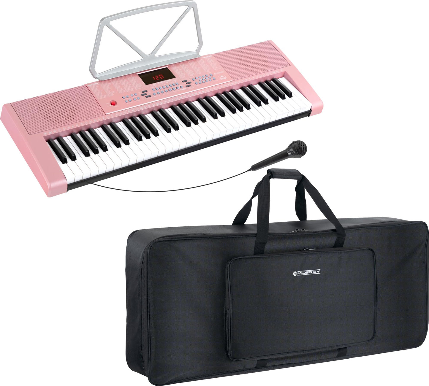 LK-6120-MIC Keyboard Set mit Mikrofon und Tasche