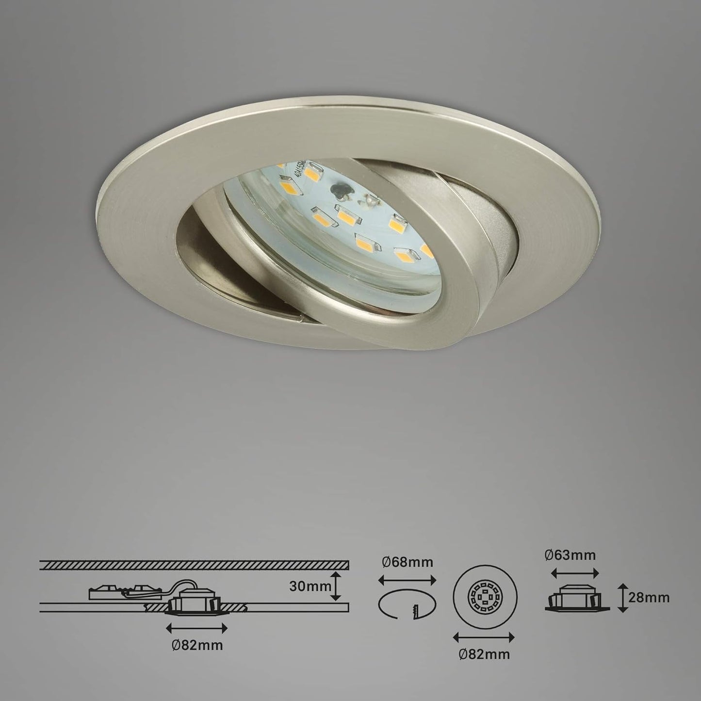 LED Einbauleuchten-Set