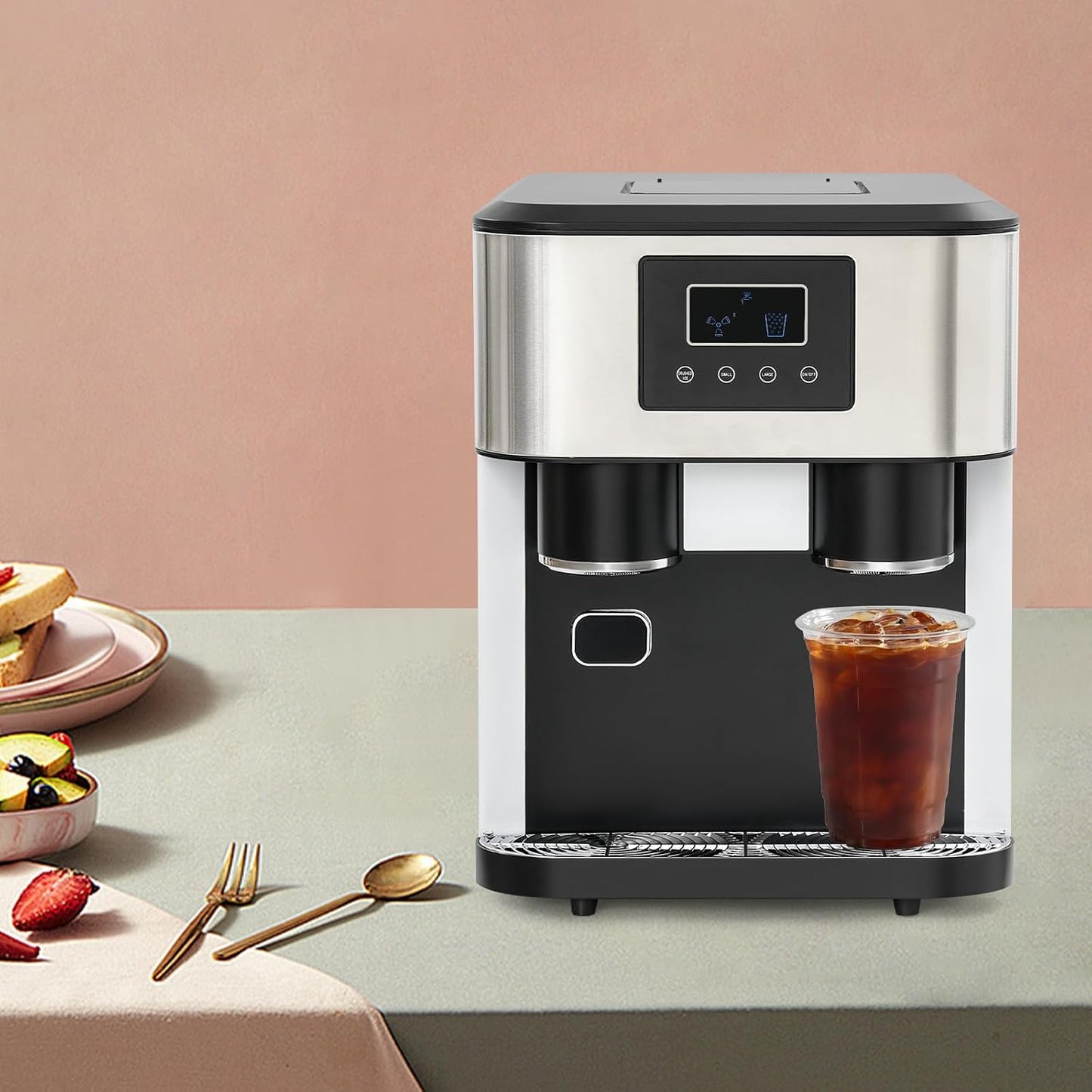 3-in-1 Eiswürfel- und Crushed-Eis-Maschine