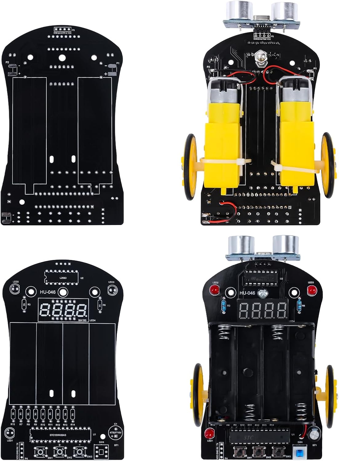 Trolley Roboter Kit, Hindernisvermeidungswagen