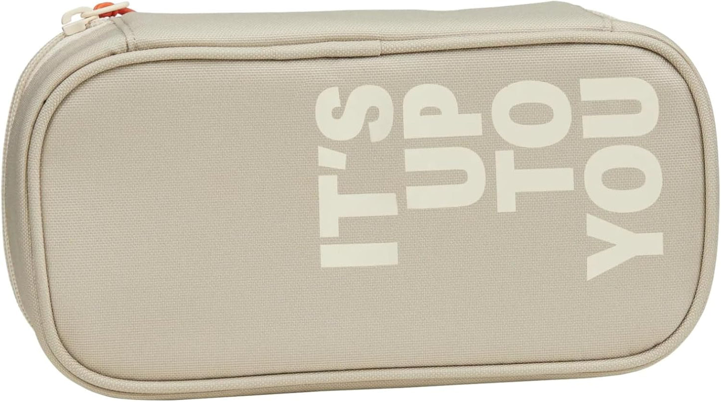 Federmäppchen, Crossed Sand - Beige