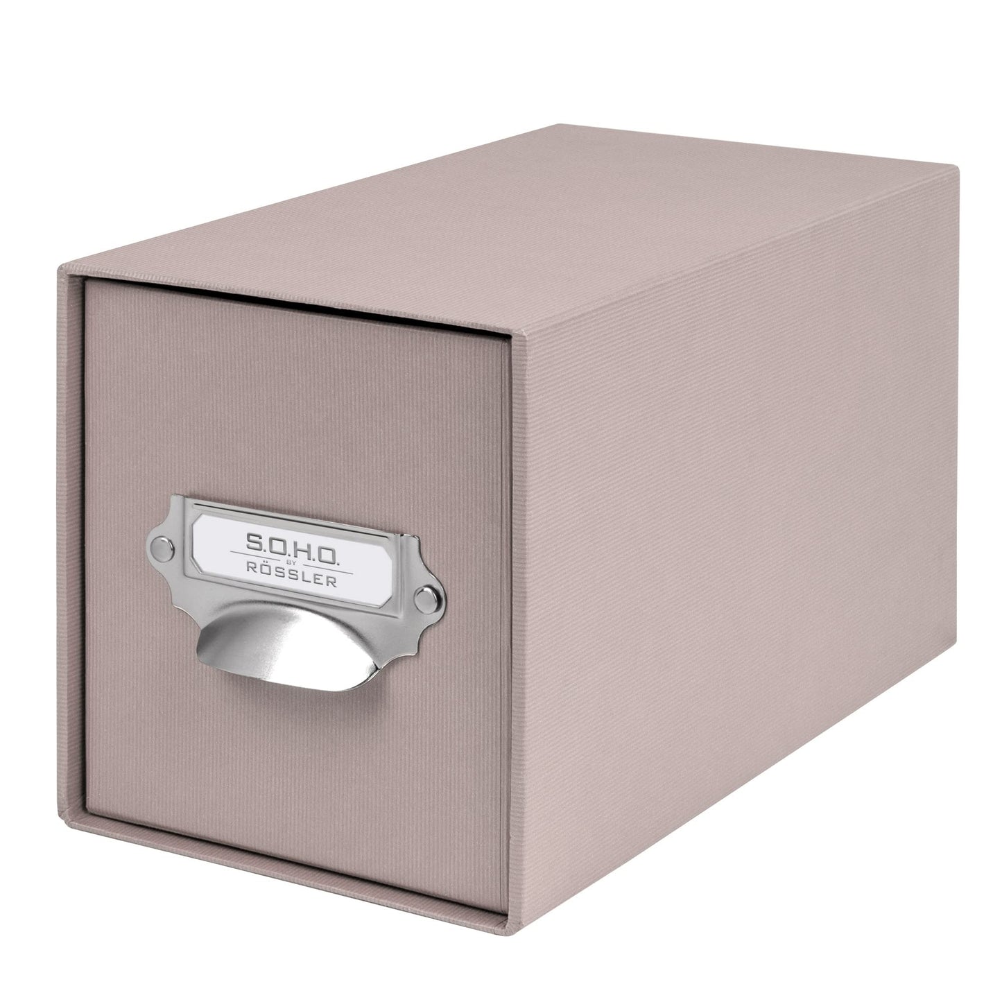 CD-Schubladenbox mit Organizer-Schublade, Taupe