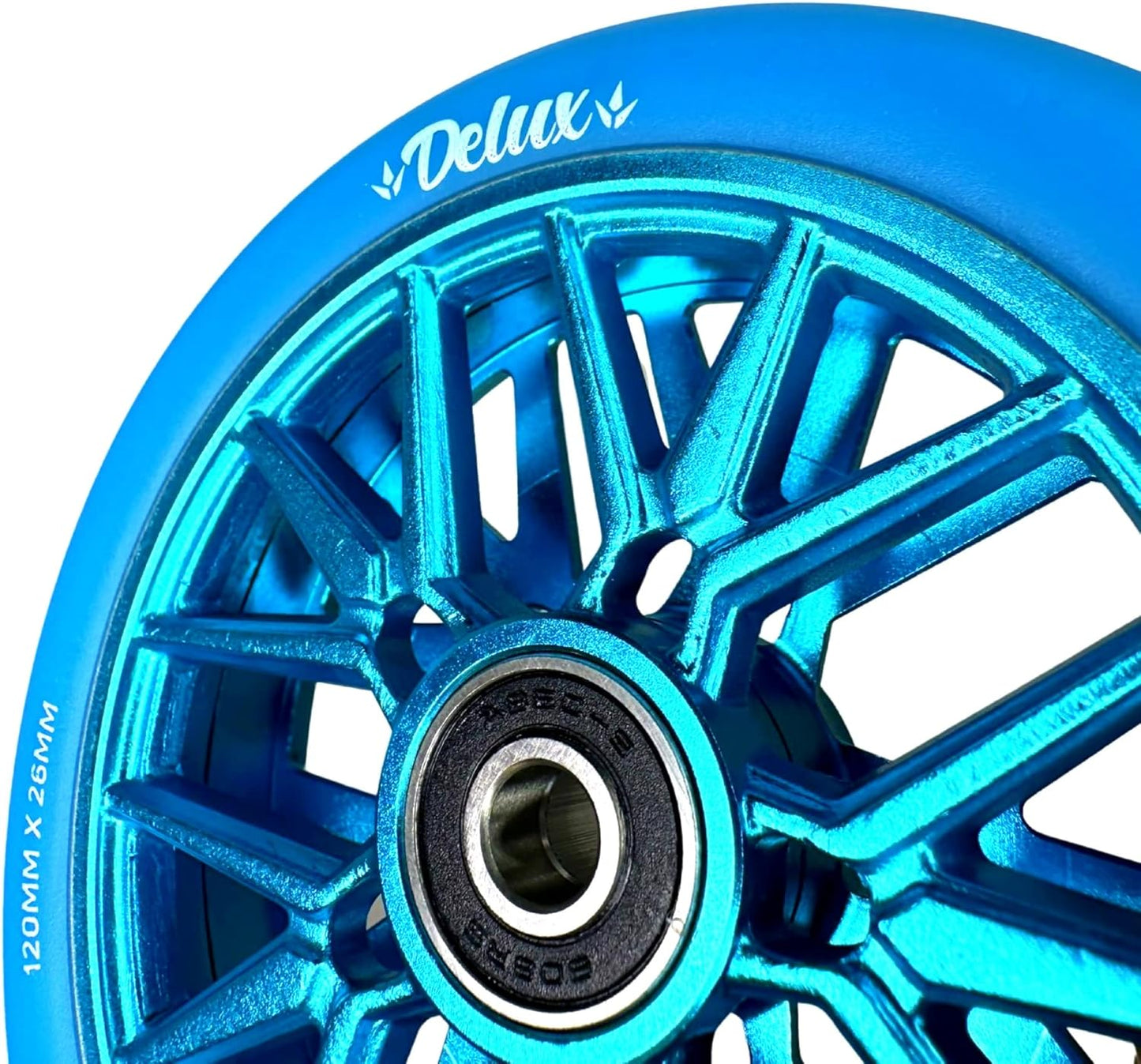 Hollow Core - Stunt-Scooter Rad, Deluxe Türkis / Blau 120mm