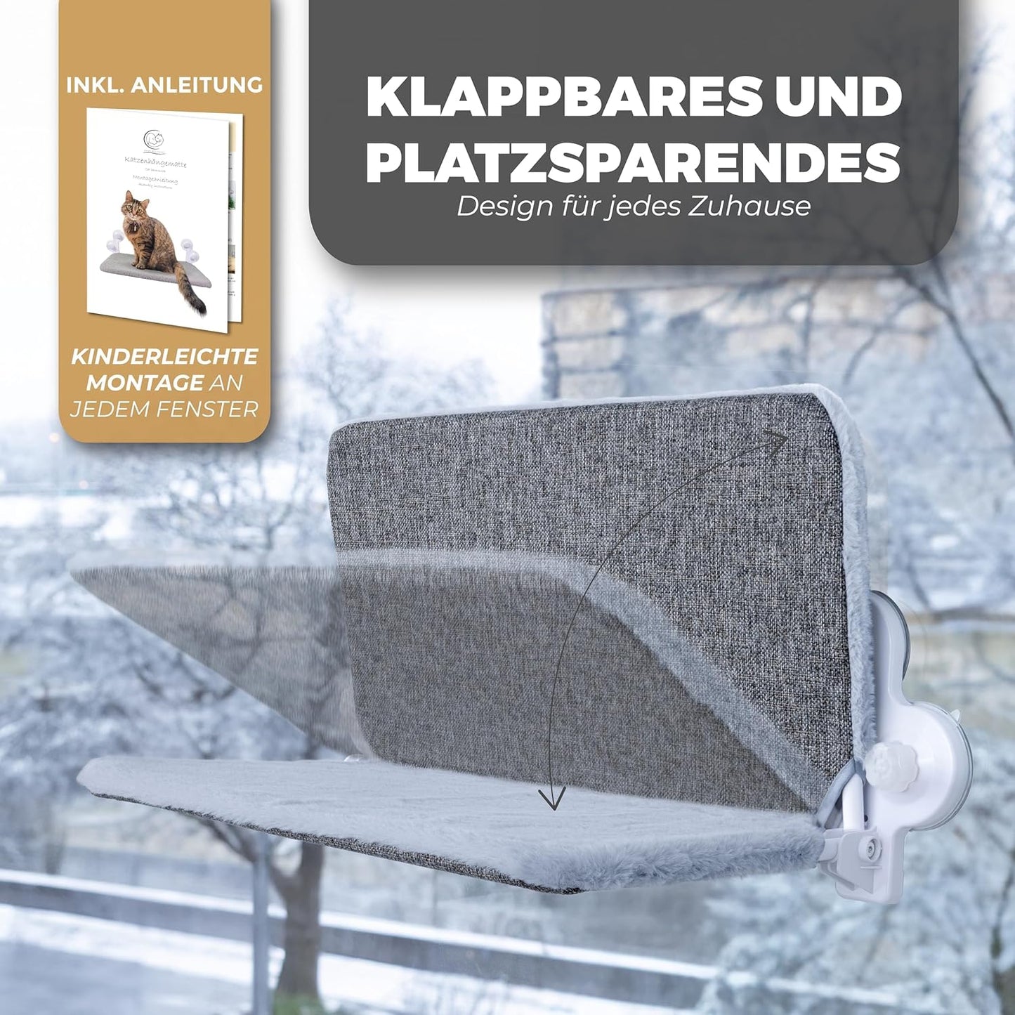 Katzen Fensterliege Hängematte