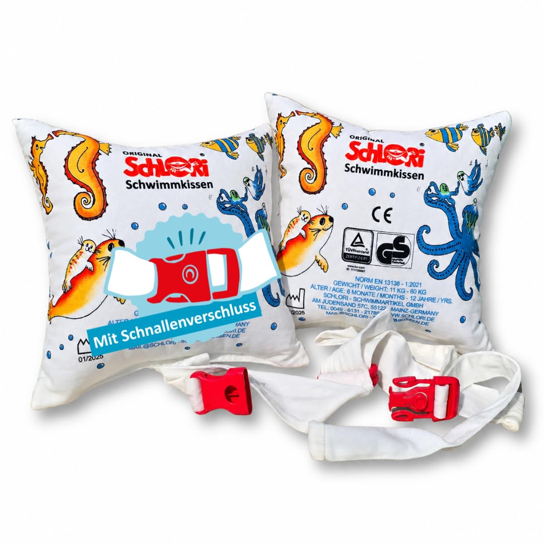 Schwimmkissen mit Schnalle, Schwimmkissen mit Schnalle
